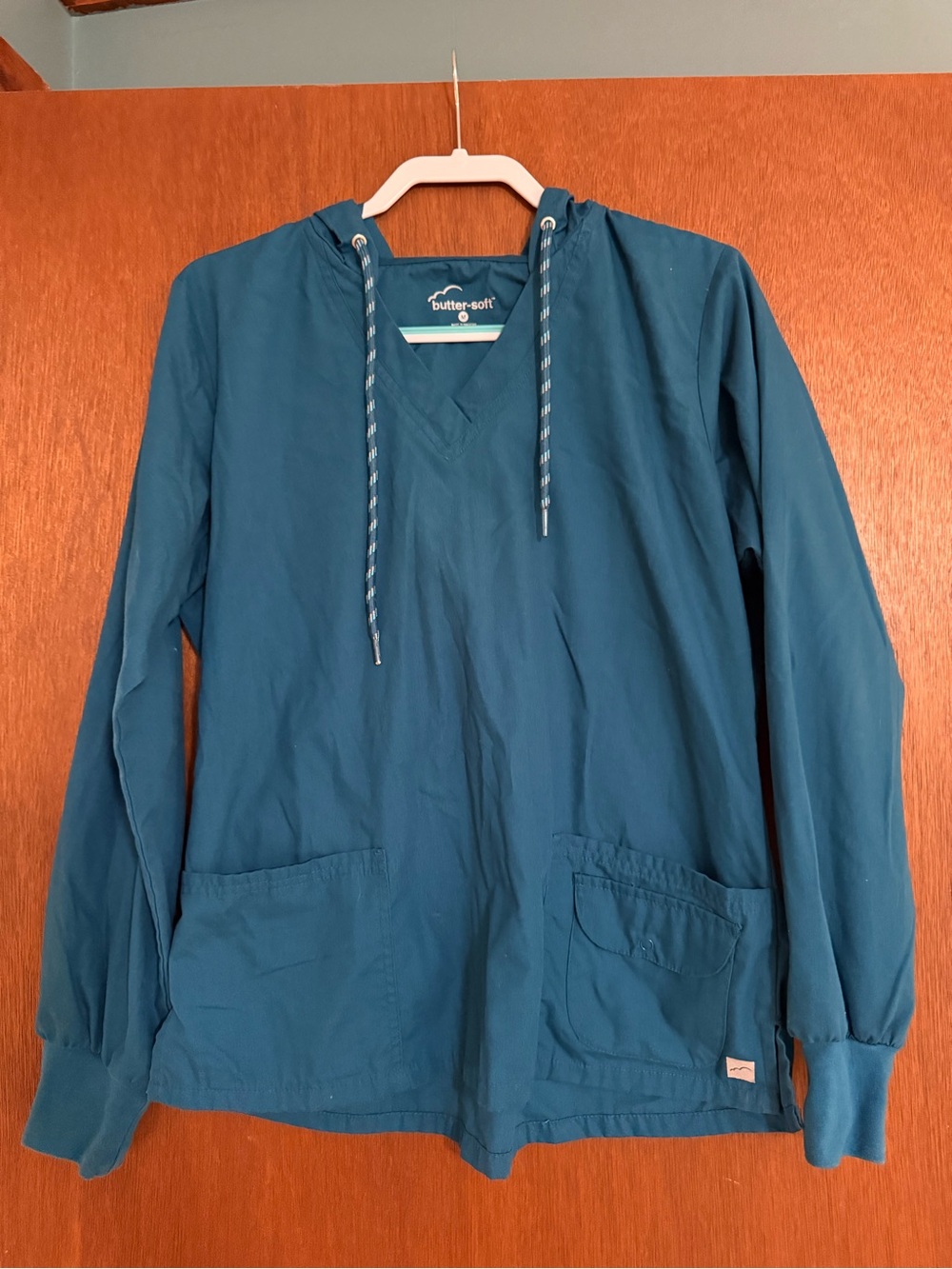 Uniform Advantage Teal Butter-Soft Medical Scrub Hoodie